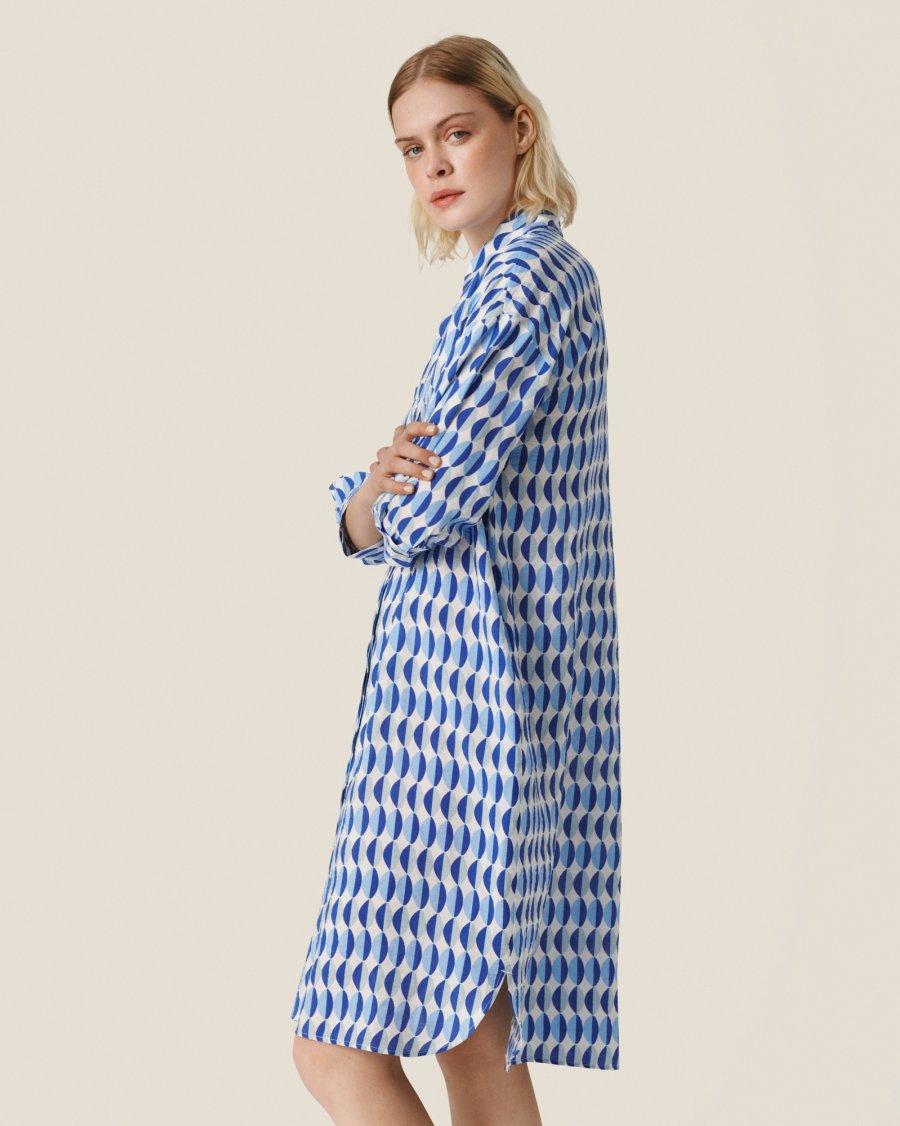 MSCH Copenhagen - MSCHMaretha Taila 3/4 Shirt Dress AOP