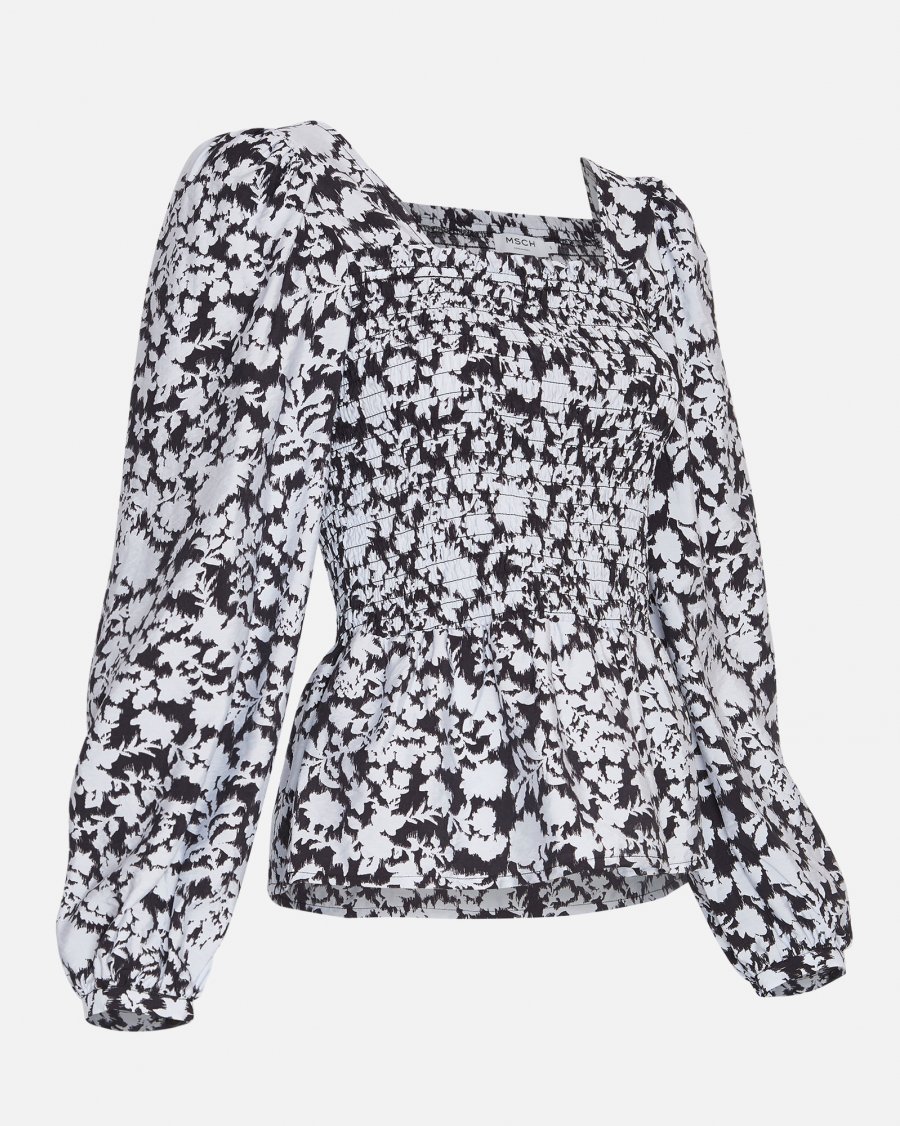 MSCH Copenhagen - MSCHDella Ladonna Smock Top AOP