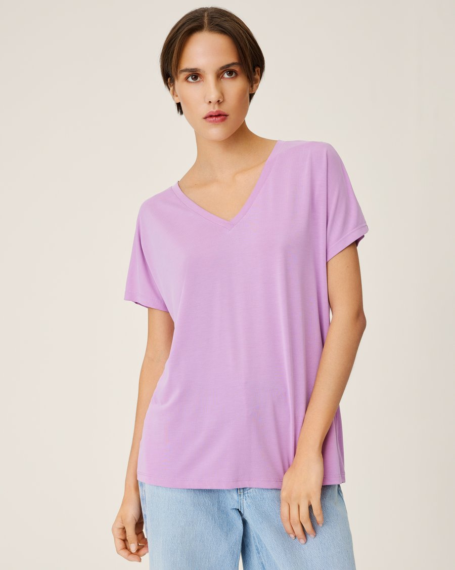 MSCH Copenhagen - MSCHFenya Modal V Neck Tee