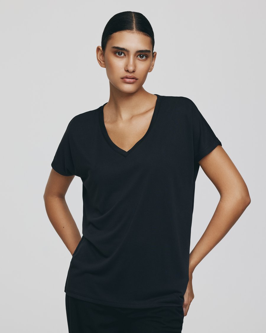 MSCH Copenhagen - MSCHFenya Modal V Neck Tee