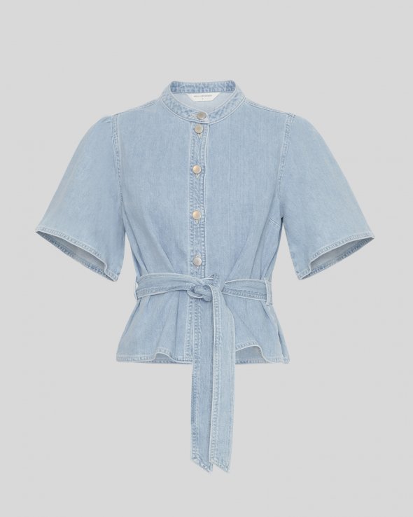 MSCH Copenhagen - MSCHIngrid Lis 2/4 Denim Belt Shirt